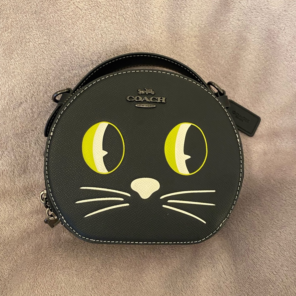 Coach Canteen Crossbody Bag with Halloween Cat